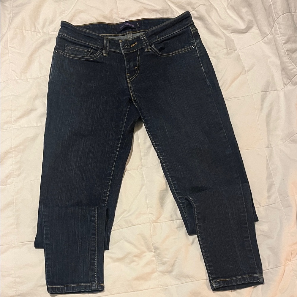 Levi's Women's Deep Indigo Straight Leg Jeans